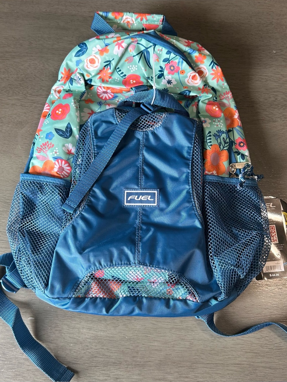 Fuel Floral Backpack & Lunch Box Set NWT